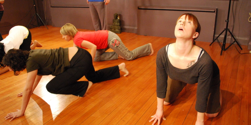  In our Toronto acting class, acting students work in a physical way to help find their characters inside of them.